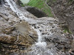 Ein kritische Stelle: Hier konnte man sich eine Dusche abholen