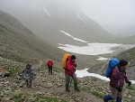 Aufstieg von der Memminger Hütte zur Seescharte