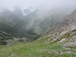 Blick ins Tal, wo der Lochbach fließt
