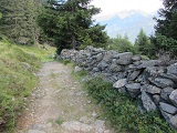 Abstieg nach Piller
