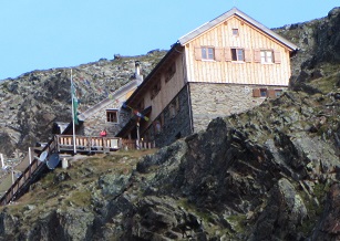 Die Kaunergrathütte Die Kaunergrathütte
