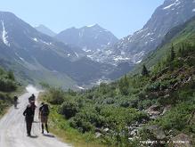 Weg zur Braunschweiger Hütte ab Mittelberg