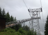 Die Rampe an der Mittelstation der Venetbahn