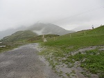 Der Weg über den Krahberg, heute wegen des diesigen Wetter nicht die erste Wahl