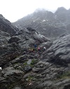 Erster Blick auf den Mittelbergferner