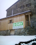 Erster Anblick der Braunschweiger Hütte, DAV-Sektion Braunschweig