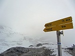 Der Wegweiser zum Pitztaler Jöchl, heute aber nicht unser Weg Der Wegweiser zum Pitztaler Jöchl, heute aber nicht unser Weg