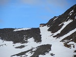 Die Similaunhütte ist schon weit zu sehen