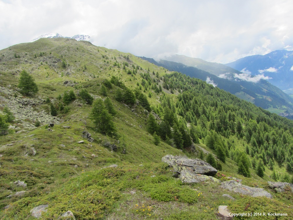 Blick in Richtung Azboden (Atzboden)