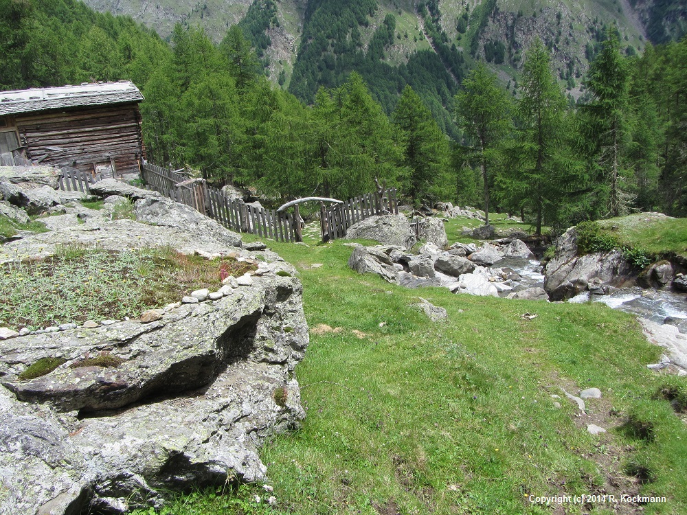 An der Graf-Alm vorbei Richtung Vorderkaser