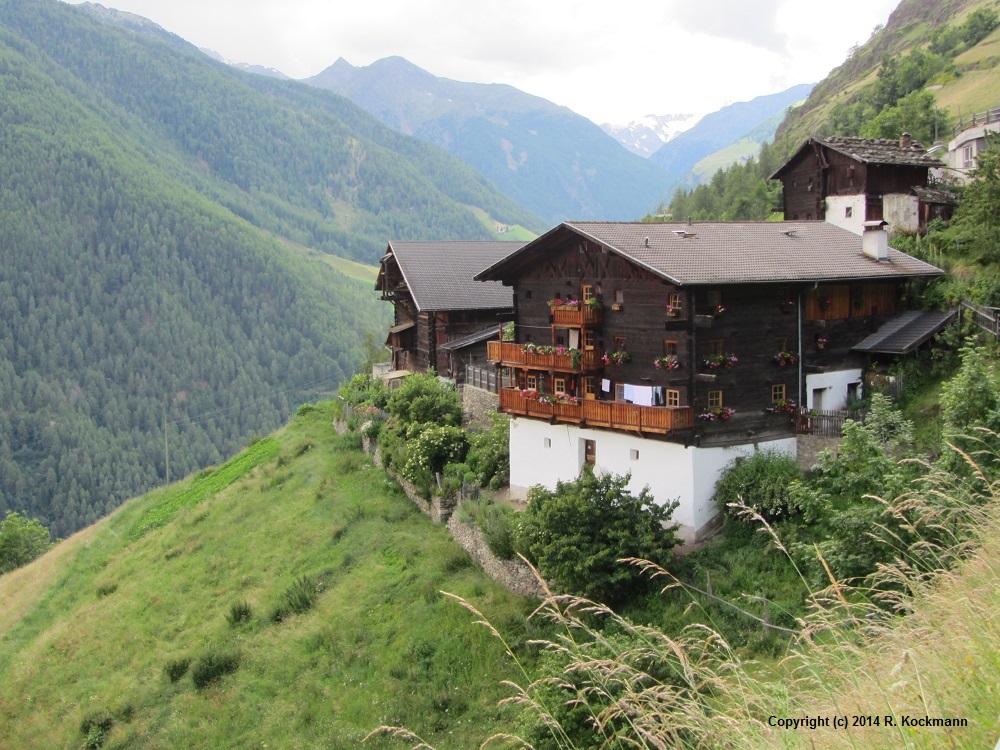 Der Monfert-Hof  (1471 m) oberhalb von Katharinaberg