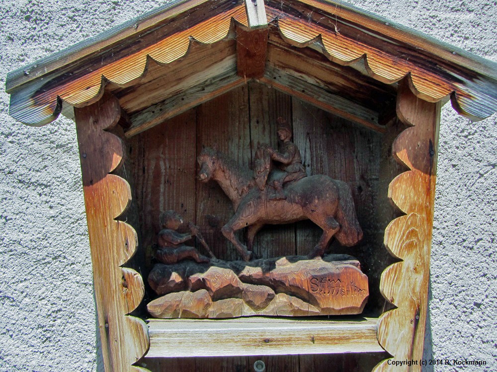 Hier war wieder jemand kreativ: eine St. Martins-Figur