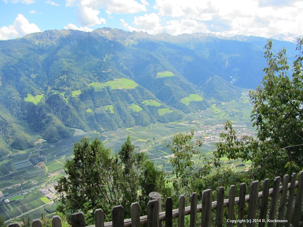Eine herrlicher Blick ins Etschtal