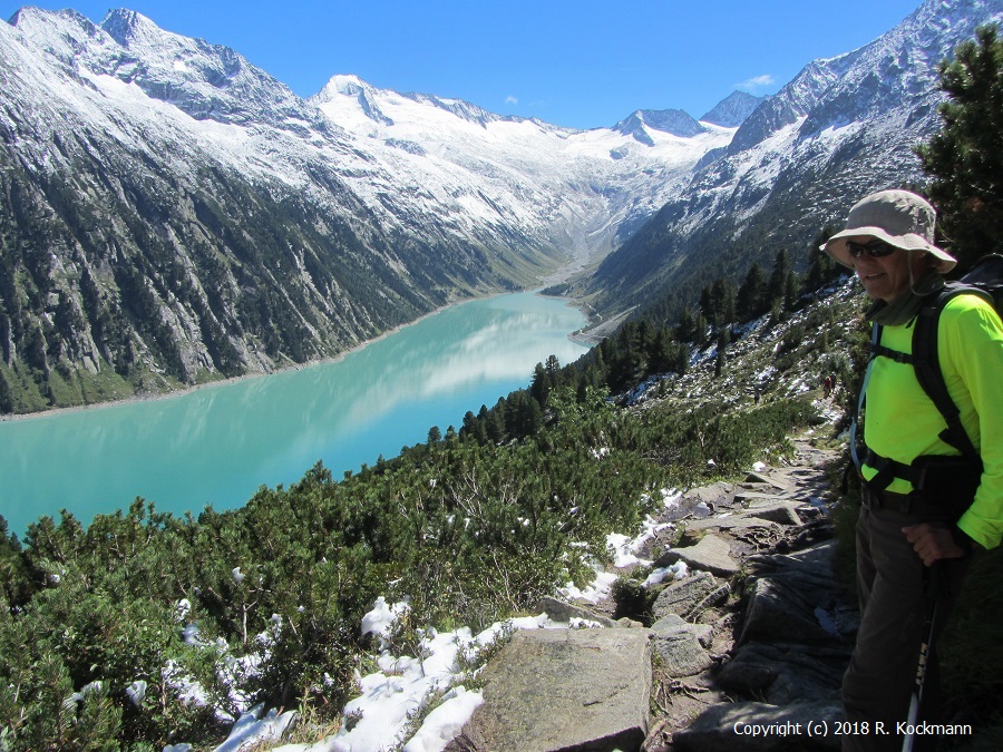 Blick auf den Schlegeisspeichersee