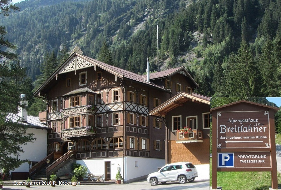 Ab dem Gasthaus Breitlahner beginnt der Aufstieg zur Berliner Htte, ca. 3 Stunden