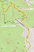 Detailansicht der E5-Umleitung um die Riffelspitze Detailansicht der E5-Umleitung um die Riffelspitze