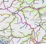 Route der gesamten Alpenüberquerung Oberstdorf - Bozen