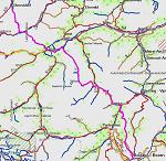 Route der gesamten Alpenberquerung Oberstdorf - Bozen