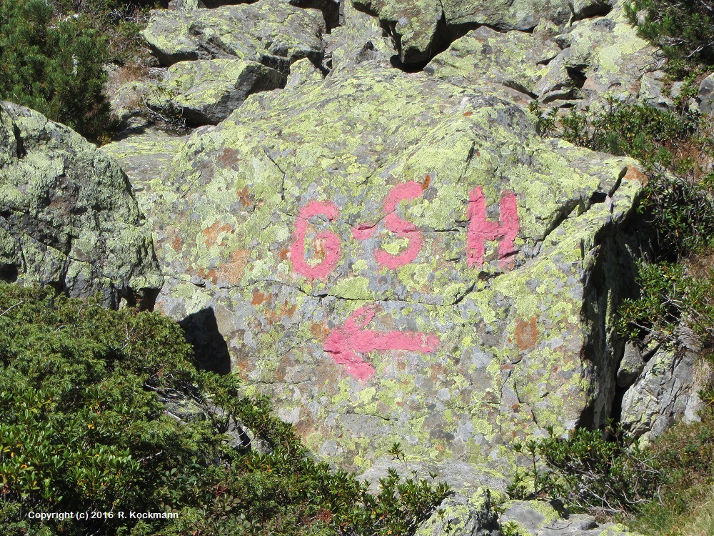 "G-S H" = Guben-Schweinfurter Hütte