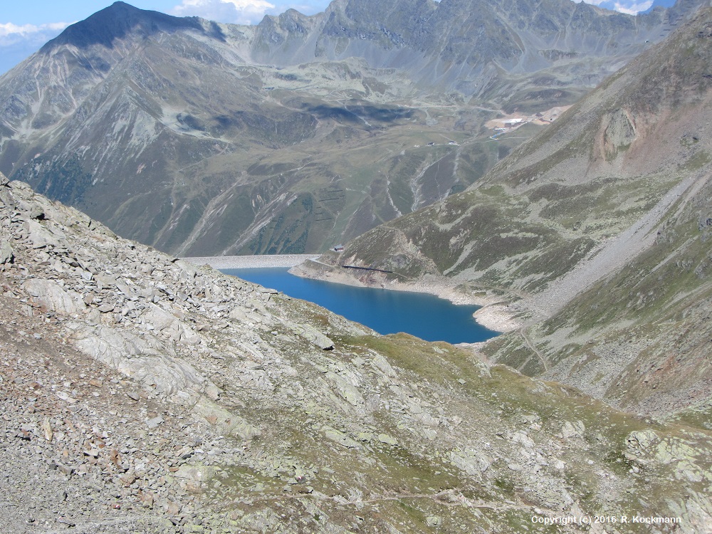 Ein erster Blick dann bald auf den Finstertaler Speichersee