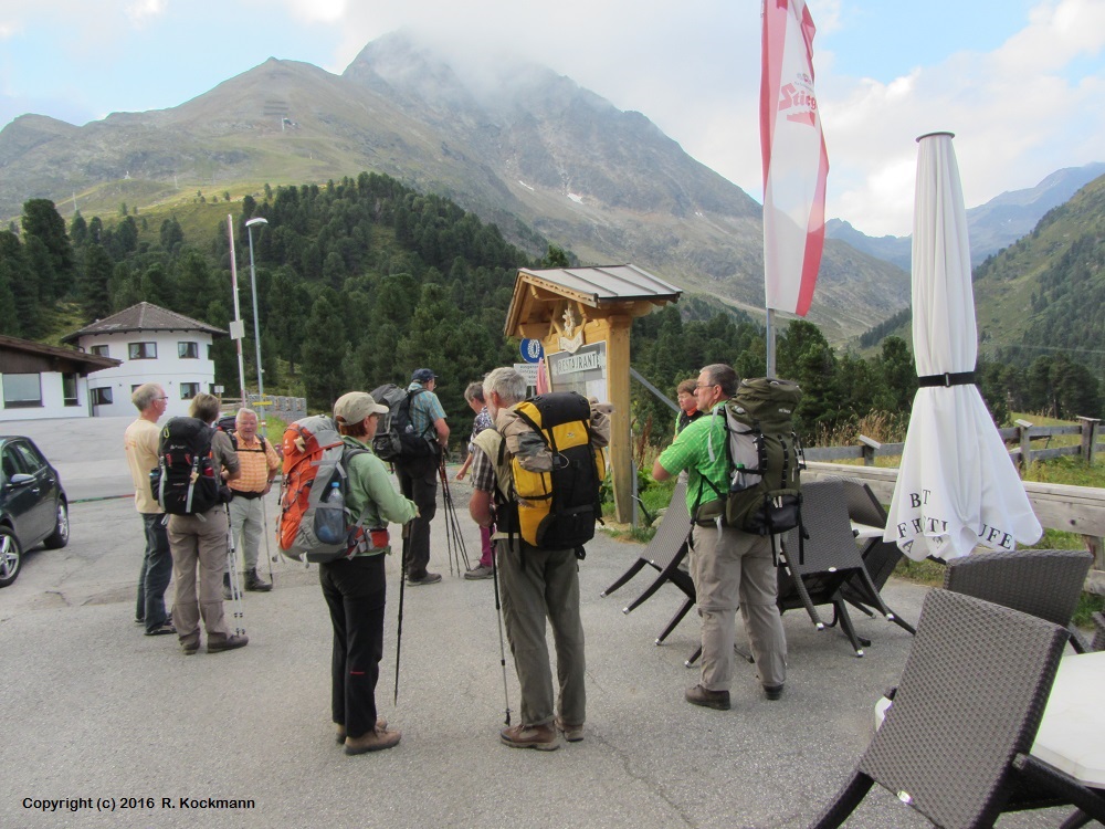 Start am Morgen an der Dortmunder Htte