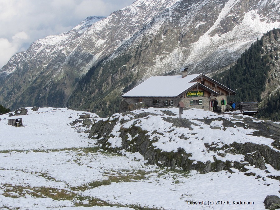Unterwegs noch an der Alpein-Alm vorbei
