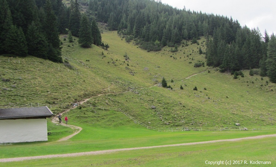 Der Weg zur Elferlift-Bergstation