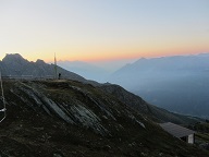 Sonnenaufgang an der Bonn-Matreier Hütte