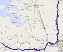 Route der 3. Etappe