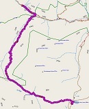 Route der 4. Etappe: Clarahütte - Neue Reichenberger Hütte