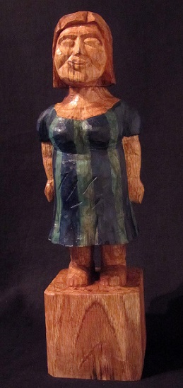 Rustikale Frau