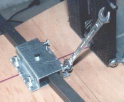 Radeinschlag-Einstellung bei der DSKD-Achsbefestigung